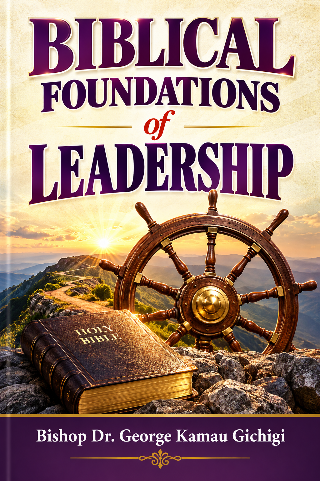 Original cover of Biblical Foundations of Leadership